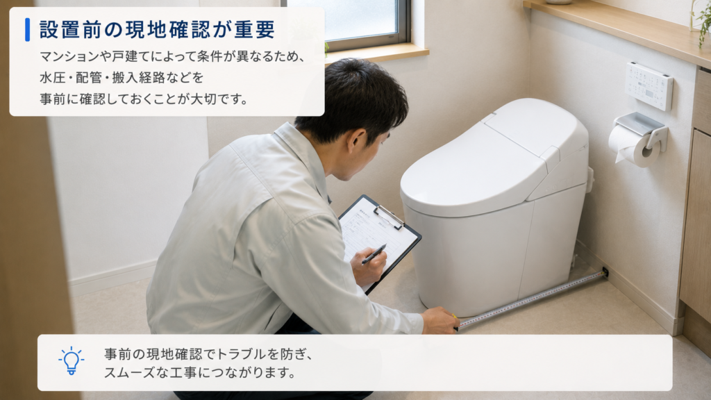 事前の現地調査の重要性