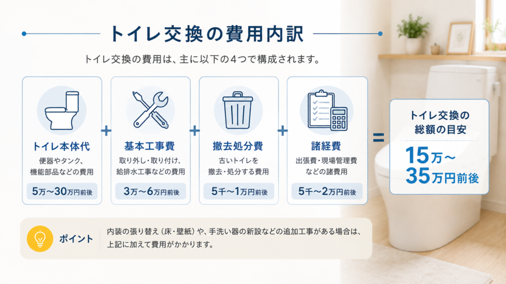 費用内訳の図解イメージ