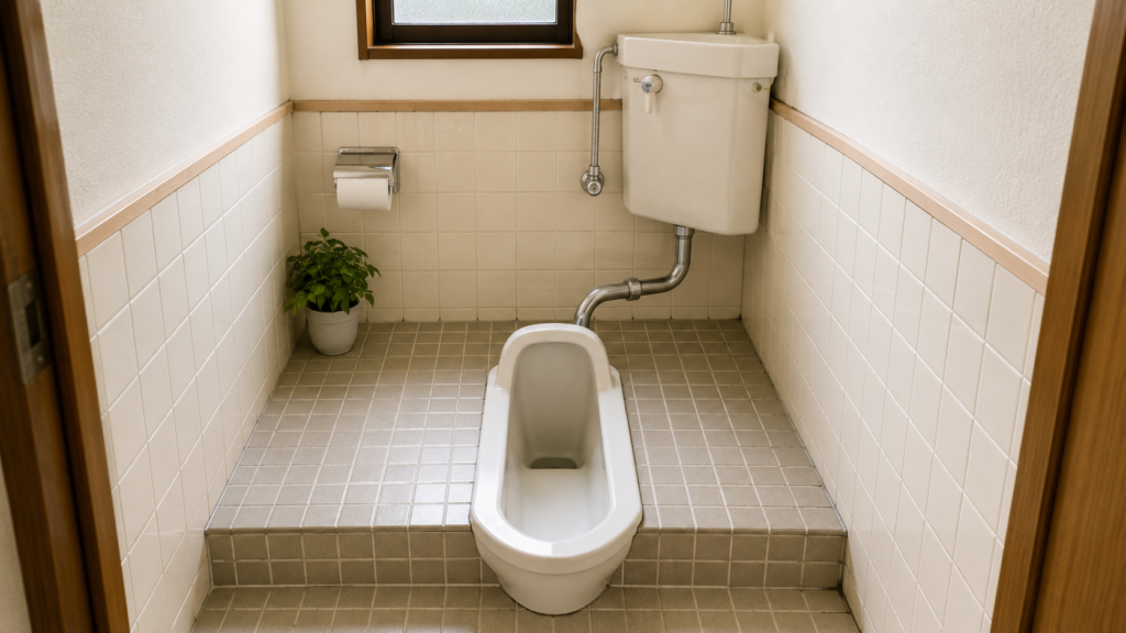 和式トイレの外観イメージの画像