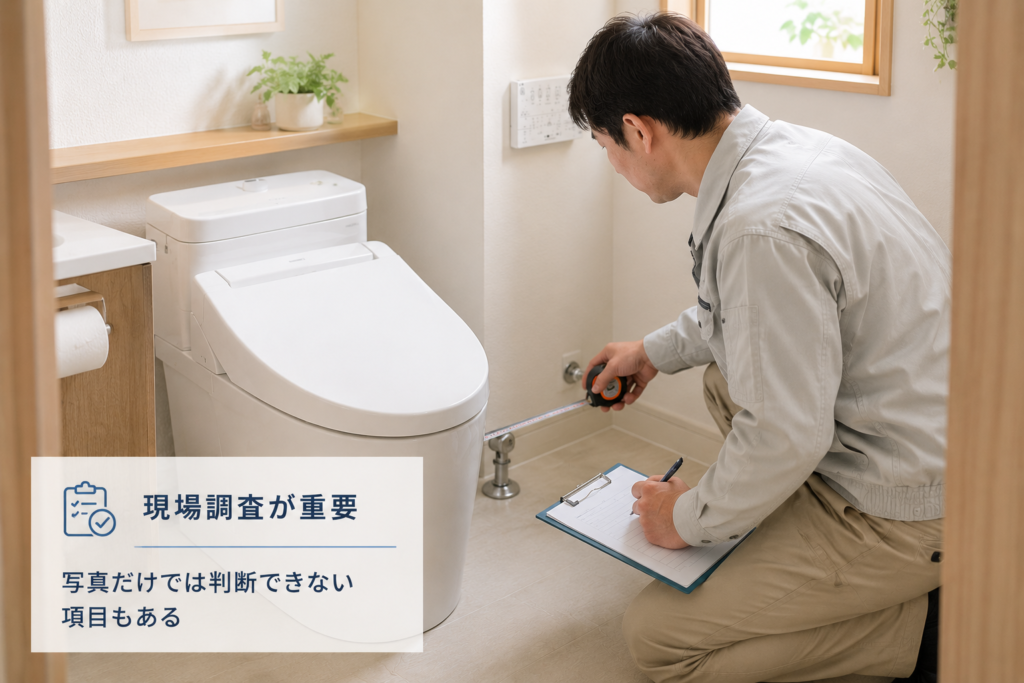 現地調査が重要の画像