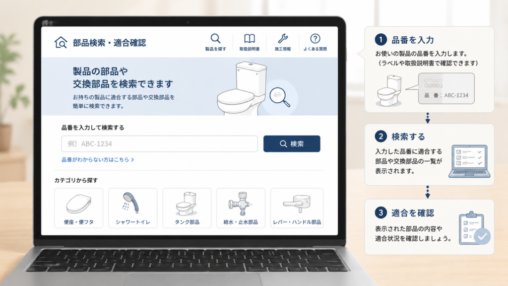 部品検索のイメージ
