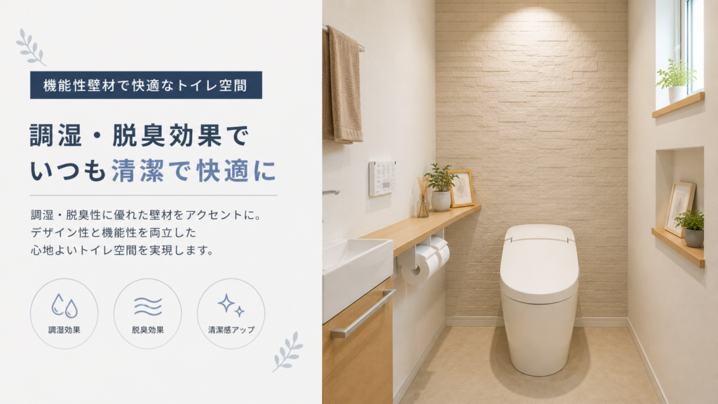 機能建材とトイレ